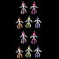 thumbnail image 3 of 10 Piezas Colgante Forma de ala de ángel perfecl Acrílico Decoración Accesorio de Fabricación de Abalorios, 3 of 8