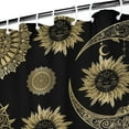thumbnail image 4 of Gothic Shower Curtain Set - Dark Celestial Moon & Star Print, Mystical Cosmic Bath Decor, Waterproof Polyester 72"x84", Goth Aesthetic Gift, 4 of 5