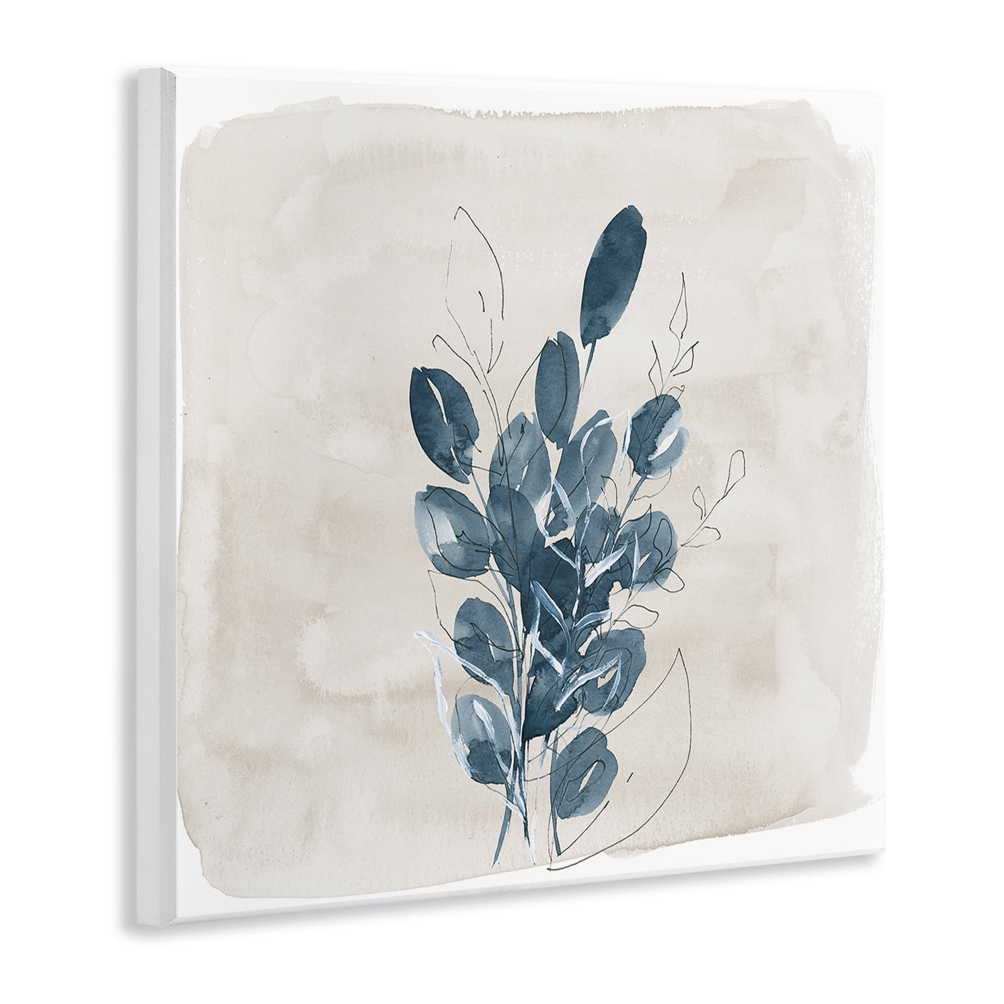 Stupell Industries Leaves In Summer Plants & Flowers Painting Unframed Art Print Wall Art, 12 x 12