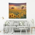 thumbnail image 5 of GZHJMY Sunflower Tapestry Aesthetic Tapestry for Bedroom Living Room Classroom Dorm 60" x 40" Inches Gift Decor, 5 of 6