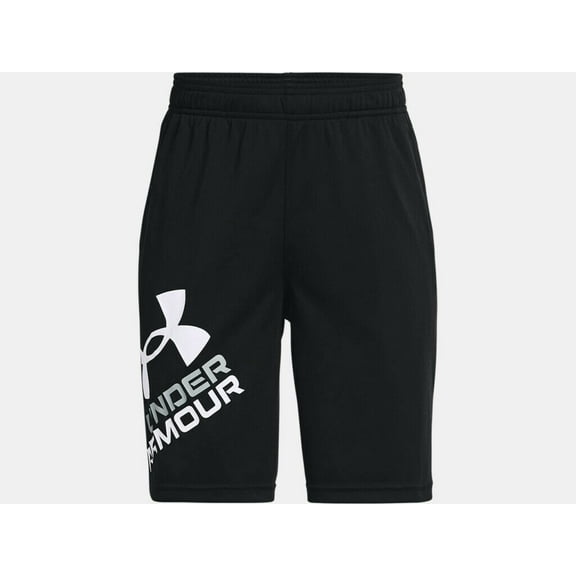 Under Armour Boys' UA Prototype 2.0 Logo Shorts 1361817-001 Black