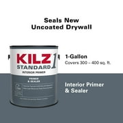 KILZ 1 STANDARD Interior Water-Based Wall Primer for Multi-Surface Use, 1 Gallon