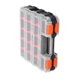 thumbnail image 2 of Parts Storage Box Thickened Removable PP Grid Design Compartment Stable Classification Plastic Storage Box for Parts Tools, 2 of 8