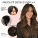 thumbnail image 5 of Peluca Jolelyne Ombre, rubia platino, en capas, ondulada, sintética, 5 of 6