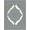 Blue Brown Ivory, Pattern 2, variant on ODIKA Symmetrical Juniper Inspired Trellis Repeating Diamond Design Stain Resistant Flatwoven for Entryway, Kitchen, Mudroom