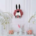thumbnail image 6 of YWIYIUD Easter Rabbit Doll for Wreath,Easter Rabbit Wreath Decorations,Easter Door Decoration Hanging Welcome Sign Rabbit Wreath Kit Easter Spring Wreath, Spring Home Door Wall Hanging Decor, 6 of 6