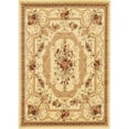 thumbnail image 1 of Unique Loom Tapis Motif Médaillon Versailles 8' x 11' 4 Rectangle Ivoire/tan, 1 of 10