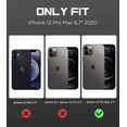 thumbnail image 2 of Compatible with iPhone 12 Pro Max 6.7 Inch 2020 Case, Shockproof Slim Fit Liquid Silicone Gel Rubber Protective Case Soft Touch Back Cover Fit with iPhone 12 Pro Max 6.7" - Black, 2 of 8