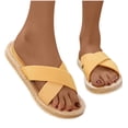 thumbnail image 5 of Zapatos de mujer Sandalias de playa de verano Cuerda de cáñamo de imitación Zapatillas de viaje de fondo plano Wmkox8yii ytu6925, 5 of 5
