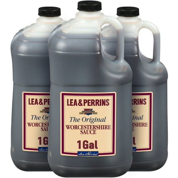 Lea & Perrins The Original Worcestershire Sauce, 3 ct. Casepack, 1 gal. Jugs