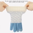 thumbnail image 4 of Guantes de dedo de punto cálidos de felpa a rayas a prueba de viento y frío para mujer de invierno Casual Fridja  nalpqowj3534, 4 of 4
