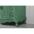 thumbnail image 5 of Elegant Decor Danville 42" Solid Wood Single Bathroom Vanity in Vintage Mint, 5 of 8