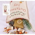 thumbnail image 5 of Calcetín de Navidad 2 Medias de Navidad, Costura de bordado Arpillera Carácter tradicional de vacaciones de Navidad Bolsa de regalo de dulces Calcetines colgantes, Utilizado para decoración de fiestas Fason ZYY-2532, 5 of 5