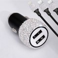 thumbnail image 4 of Nuevo cargador para coche con martillo de seguridad incrustado, doble puerto USB de carga rápida. Levamdar 2033037, 4 of 8