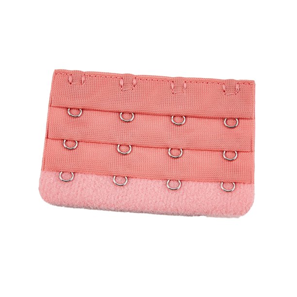 Qarigey Correa de extensión extensores de sujetador hebilla 4 ganchos sujetador ganchos transpirable práctico reemplazo 3 filas para ropa Ropa, zapatos y accesorios Miscelánea rosa durazno profundo