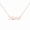 Rose, variant on Personalized "Mona" 925 Sterling Silver 14K Rose Gold Over Custom Name Necklace - Script Font