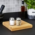 thumbnail image 2 of Cole & Mason Bray Salt & Pepper Shaker Set - Wide Neck Salt and Pepper Shakers - Inverted Shaker Set - Partially Filled Spice Tools - Hand Wash Kitchen Tools - Clear, 2 of 8