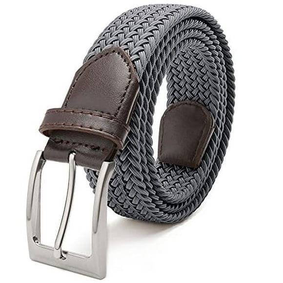 FAIRWIN casual Mens Belt 1 38 Width Braided Stretch Woven golf Belt for Men Jeans Shorts Pants Elastic Belts Felx