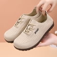 thumbnail image 2 of Domzle Wide Toe Box Walking Barefoot Tennis Shoes Women Men | Non-Slip Sneakers Zero Drop Lightweight Breathable Soft Casual Shoes, Daily Wear, Gym, Travel & Outdoor Unisex Beige, 2 of 7