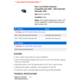 thumbnail image 2 of Door Lock Switch Connector - Compatible with 2000 - 2002 Chevy Silverado 1500 2001, 2 of 2