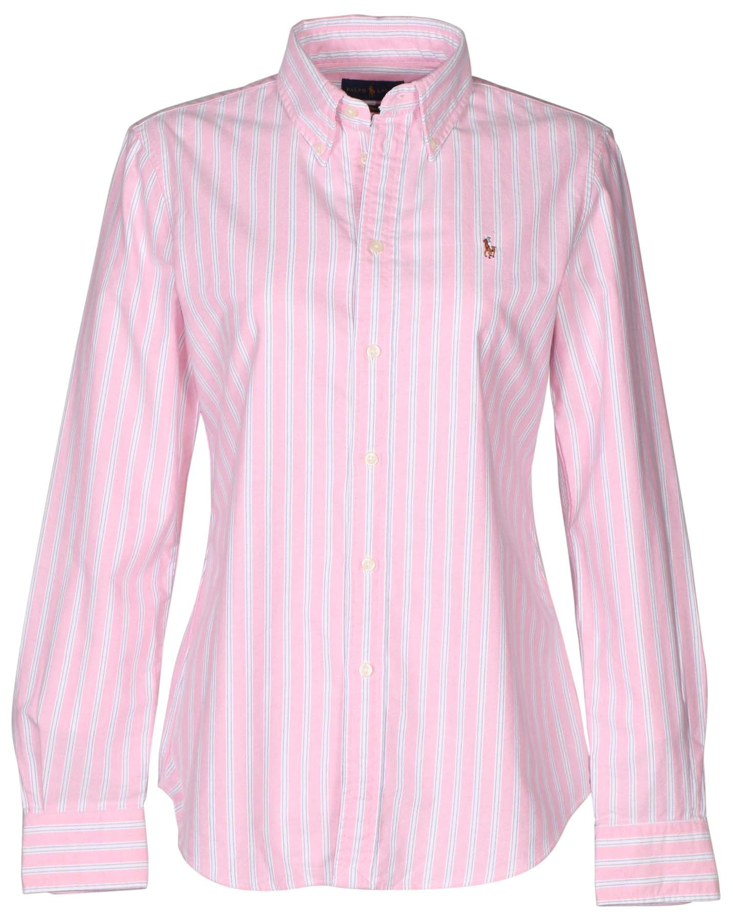 polo ralph lauren women's custom fit oxford button down shirt