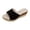 Black, variant on Platform Espadrilles for Women Peep Toe Wedge Sandals Slip on Summer Slides Nonslip Beach Dress Shoes Blue Size 9.5