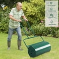 thumbnail image 6 of IVV Lawn Roller, 13 Gallons Water and Sand Filled Garden Drum Roller with U Shaped Handle, Tow beind Sod Roller for Patio Lawn (Green), 6 of 8