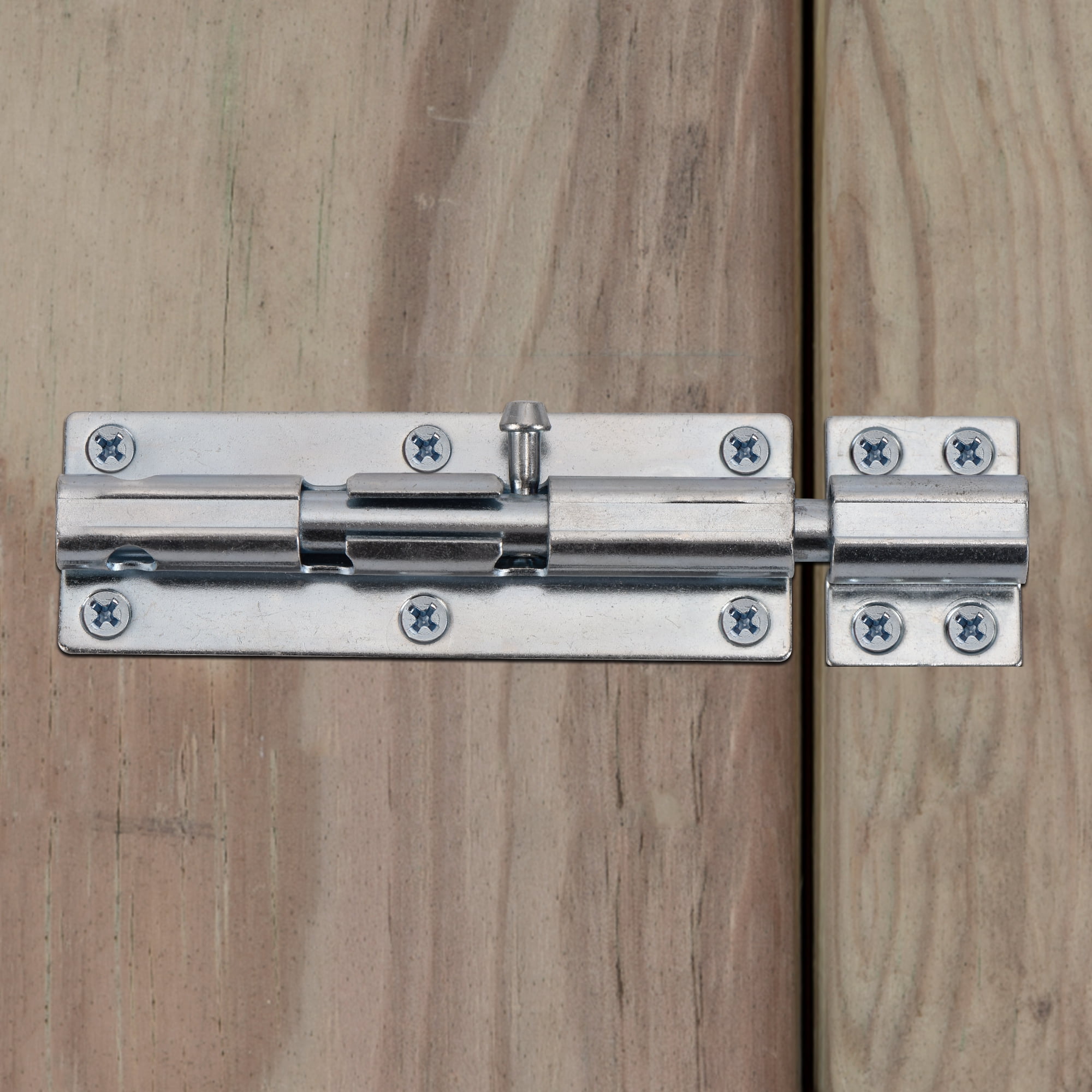 (3 pack) 6 in. Barrel Bolt, Zinc Plated, 1 Pack