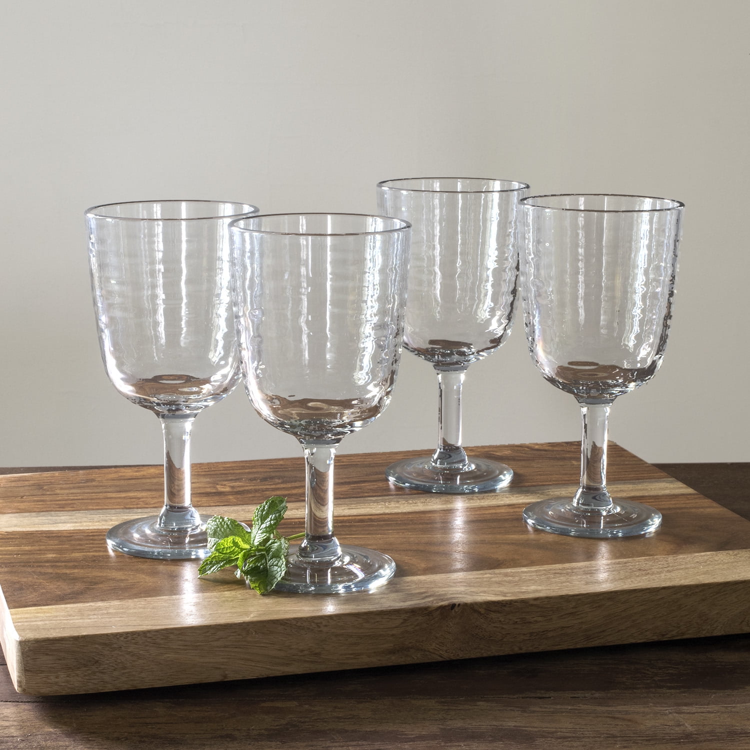 Mainstays Acrylic Goblet, Set of 4