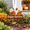 style 01, variant on style 01 Metal Happy Harvest Fall Garden Yard Sign Stakes, 20" H x 16.5" W
