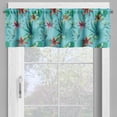 thumbnail image 4 of Ambesonne Bird of Paradise Valance & Curtain, Tropical Accents, 55"x24", Pale Blue and Multicolor, 4 of 7