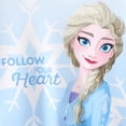 thumbnail image 4 of Disney Frozen Elsa Girls Crewneck Sweatshirt Jogger Pants Blue 2 Piece Outfit Set Toddler Kids 3-4T, 4 of 11