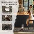 thumbnail image 5 of Bsicpro Kitchen Rugs and Mats 2 Pieces, Non Skid Anti Fatigue Absorbent Runner Rugs for Sink, Black, 24"x35"+24"x71", 5 of 10