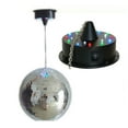 thumbnail image 2 of Motor de bola de discoteca con control remoto: ¡velocidad ajustable y 4 luces LED de colores!, 2 of 10