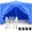Blue, variant on 10'x10' EZ Pop Up Canopy with 6 Removable Sidewalls | UPF 50+ Waterproof Portable Shelter, Gazebo with Weight Bags for Parties, Beach, Camping