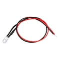 thumbnail image 3 of Luz LED pre-cableada, DC 24V 20mA - Bombilla redonda de 5mm verde esmeralda pre-cableada para fiestas DIY (10PCS), 3 of 4