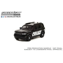 2021 Ford Bronco Sport Police Interceptor Concept Black "Hobby Exclusive" 1/64 Diecast Model Car by Greenlight