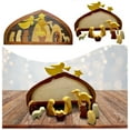 thumbnail image 2 of Color Water Wood-fired Handmade Decoration Table Puzzle Home Decor, 2 of 6
