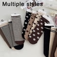 thumbnail image 5 of Wavy Mid-tube Stockings With Crimped Hem Compatible With Ladies, 5 of 5