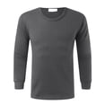thumbnail image 6 of Letdown Mens Long Johns Thermal Underwear 2 Piece Set, Lightweight Baselayer Sets | Form Fitting | 4-Way Stretch | Thermal Winter Warm Base Layer Top (Dark Gray, L), 6 of 6