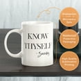 thumbnail image 3 of Know Thyself - Socrates 11oz Plastic Coffee Mug, 3 of 3