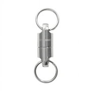KeySmart MagConnect Titanium Silver Magnetic Keychain