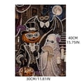 thumbnail image 3 of Halloween 5D Pearl Art Kit - Cute Pumpkin Hot Air Balloon Ghost DIY Picture(B), 3 of 6