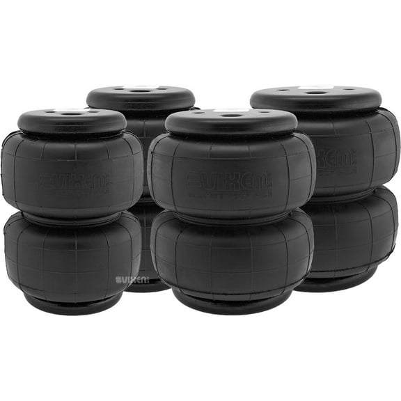 Vixen Air 1/2" NPT Single Air Port Suspension Air Spring/Air Bag Quad Pack VXD2526QP