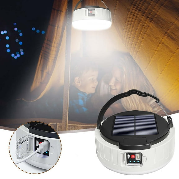 Solar Camping Light,Tent Lights for Camping String Lights,Portable Led Tent Lights,Solar Camping Light with Remote Control,Hanging Tent Light Outdoor Lamp for Camping,Cellphone Emergency Charging