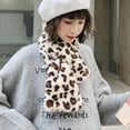 thumbnail image 3 of EQWLJWE Leopard Plush Women Winter Warm Scarf Fashion Thicken Grass Scarves Scarf Holiday Clearance, 3 of 5