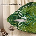 thumbnail image 2 of Green Tropical Leaves Pillow Cover 16x16 Inch,Set of 4 Summer Palm Tree Cushion Cases for Couch Sofa Bed Home Decor, 2 of 6