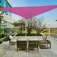 thumbnail image 2 of Yescom 22Ft Triangle Sun Shade Sail 97% UV Block Commercial Carpark Pool Camping Beach Playground Outdoor Fuchsia, 2 of 11