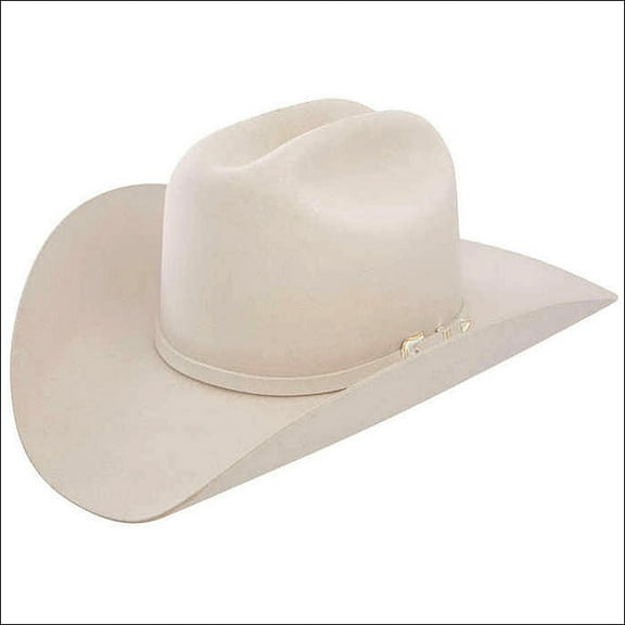 6 3/4 Stetson Bone Oak Ridge Western Buckle  Cowboy 2X Felt Blend Hats Bone