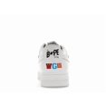 thumbnail image 4 of BAPE Men's A Bathing Ape Bape Sta Low Shark Pack White Shoes, from StockX, 4 of 5